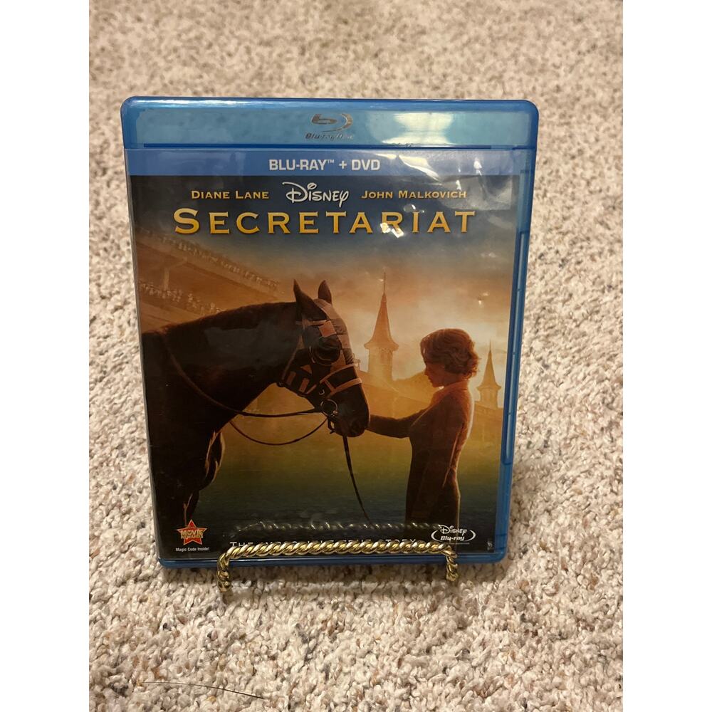 DISNEY SECRETARIAT Blue Ray + DVD 2 Disc Movie - Picture 2 of 2
